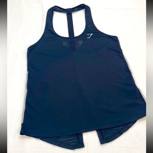 Gymshark open racerback tank top SzXS black